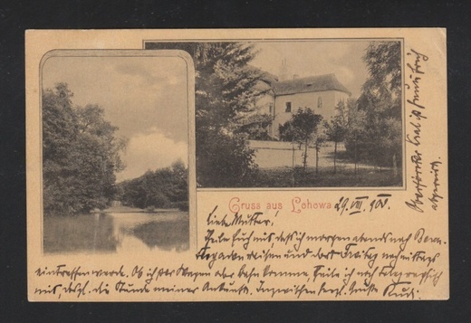 pohlednice zámku z roku 1903